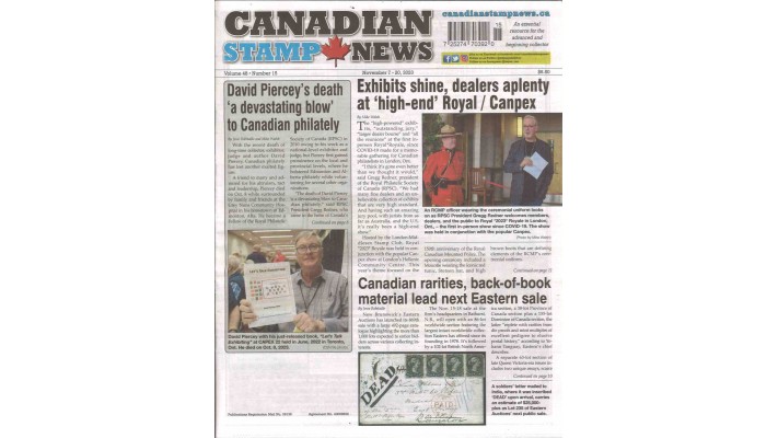 CANADIAN STAMP NEWS (to be translated)
